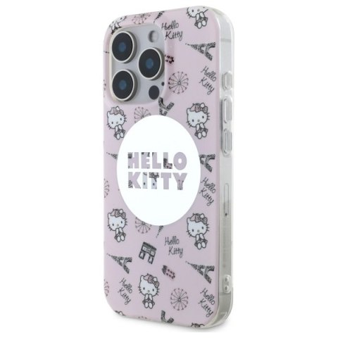 Hello Kitty HKHMP16XHAOPP iPhone 16 Pro Max 6,9" różowy/pink hardcase IML All Over Paris Magsafe