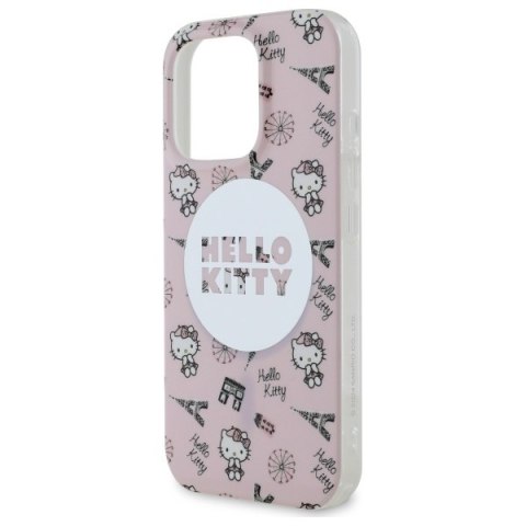 Hello Kitty HKHMP16XHAOPP iPhone 16 Pro Max 6,9" różowy/pink hardcase IML All Over Paris Magsafe