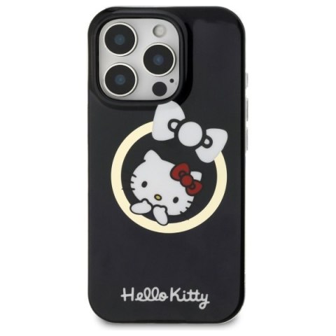 Hello Kitty HKHMP16XHFLBK iPhone 16 Pro Max 6,9" czarny/black hardcase IML Fun bow Magsafe
