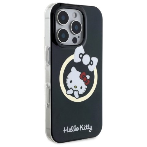 Hello Kitty HKHMP16XHFLBK iPhone 16 Pro Max 6,9" czarny/black hardcase IML Fun bow Magsafe