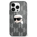 Karl Lagerfeld KLHCP16XHKLPKHK iPhone 16 Pro Max 6.9" czarny/black hardcase IML Karl Head Electroplated