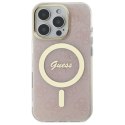 Guess GUHMP16LH4STP iPhone 16 Pro 6.3" różowy/pink hardcase IML 4G MagSafe