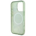 Guess GUHMP16LHFWBDCEN iPhone 16 Pro 6.3" zielony/green hardcase IML Flower & Tonal Circle MagSafe