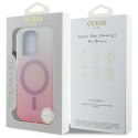 Guess GUHMP16LHGRCELP iPhone 16 Pro 6.3" różowy/pink hardcase IML Glitter Gradient MagSafe