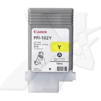 Canon oryginalny ink / tusz PFI102Y, yellow, 130ml, 0898B001, Canon iPF-500, 600, 700, 765