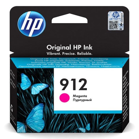 HP oryginalny ink / tusz 3YL78AE, HP 912, magenta, 315s, high capacity, HP Officejet 8012, 8013, 8014, 8015 Officejet Pro 802