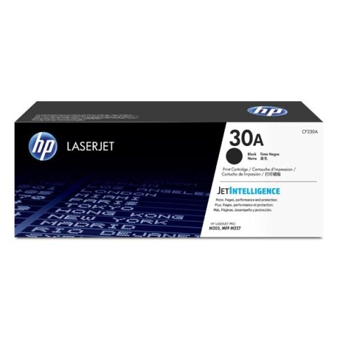 HP oryginalny toner CF230A, black, 1600s, HP 30A, HP LaserJet Pro MFP M227sdn,227fdw,M203dw,dn Printer, O