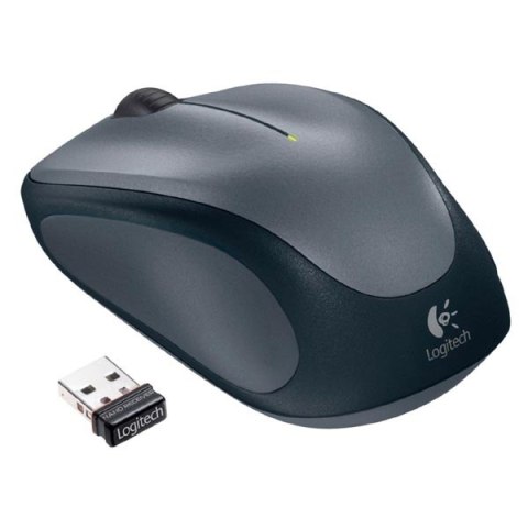 Logitech Mysz M235, 1000DPI, 2.4 [GHz], optyczna, 3kl., 1 scroll, bezprzewodowa, czarna, 1 szt AA, do notebooka, uniwersalny