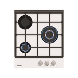 Simfer Hob H4.305.HGSBB Gas on glass Number of burners/cooking zones 3 Rotary knobs White