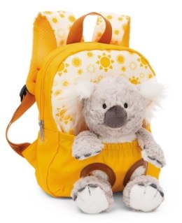 NICI 49842 Plecak 21x26cm żółty + maskotka Koala 25cm