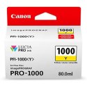 Canon oryginalny ink / tusz 0549C001, yellow, 3365s, 80ml, PFI-1000Y, Canon imagePROGRAF PRO-1000