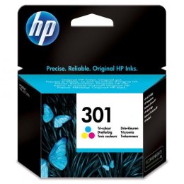 HP oryginalny ink / tusz CH562EE, HP 301, color, 165s, HP HP Deskjet 1000, 1050, 2050, 3000, 3050