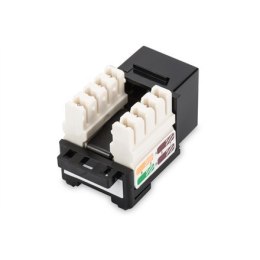 Digitus | Class D CAT 5e Keystone Jack | DN-93501 | Unshielded RJ45 to LSA | Black | Cable installation via LSA strips, color co