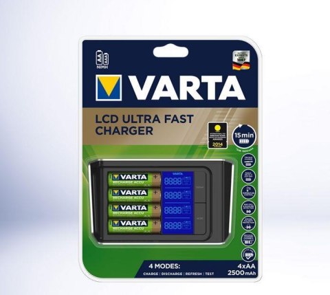 Ładowarka akumulatorków VARTA LCD ULTRA FAST CHARGER