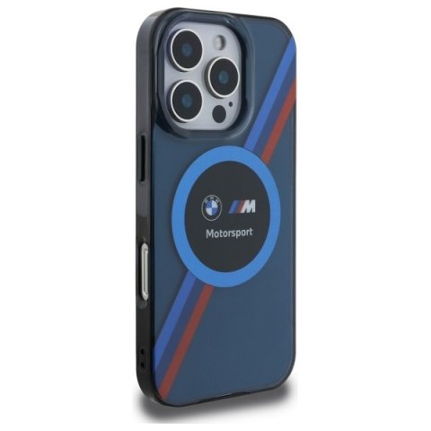 BMW BMHMP16L23HTPUV iPhone 16 Pro 6.3" granatowy/navy hardcase Motosport IML Circle MagSafe