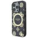 Guess GUHMP16LH4PYEEK iPhone 16 Pro 6.3" czarny/black hardcase IML Peony On 4G Background MagSafe