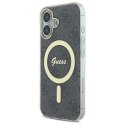 Guess GUHMP16MH4STK iPhone 16 Plus 6.7" czarny/black hardcase IML 4G MagSafe