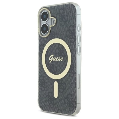 Guess GUHMP16MH4STK iPhone 16 Plus 6.7" czarny/black hardcase IML 4G MagSafe