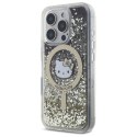 Hello Kitty HKHMP16XLGDIK iPhone 16 Pro Max 6.9" czarny złoty/black gold hardcase Liquid Glitter Fever MagSafe
