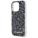 Karl Lagerfeld KLHCP16LHZBPKCCU iPhone 16 Pro 6.3" fioletowy/purple Zebra With Cord