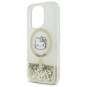 Hello Kitty HKHMP16LLGDIH iPhone 16 Pro 6.3" biały złoty/white gold hardcase Liquid Glitter Fever MagSafe