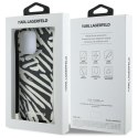 Karl Lagerfeld KLHCP16XHZBPKCCK iPhone 16 Pro Max 6.9" czarny/black hardcase IML Zebra Pattern & Cord