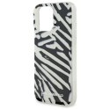 Karl Lagerfeld KLHCP16LHZBPKCCK iPhone 16 Pro 6.3" czarny/black hardcase IML Zebra Pattern & Cord