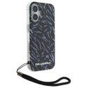 Karl Lagerfeld KLHCP16MHZBPKCCU iPhone 16 Plus 6.7" fioletowy/purple Zebra With Cord