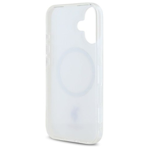 US Polo USHMP16SHOCLDPW iPhone 16 6.1" biały/white IML Ring MagSafe