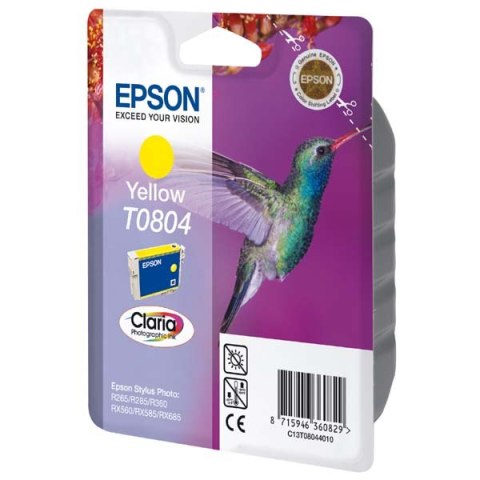 Epson oryginalny ink / tusz C13T08044011, yellow, 7,4ml, Epson Stylus Photo PX700W, 800FW, R265, 285, 360, RX560