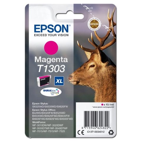 Epson oryginalny ink / tusz C13T13034012, T1303, magenta, 765s, 10,1ml, Epson Stylus Office BX320FW