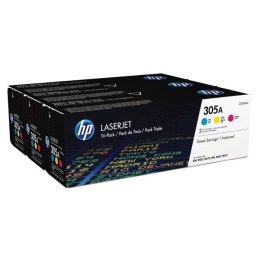 HP oryginalny toner CF370AM, CMY, 7800 (3x2600)s, HP 305A, HP LaserJet+, N, 3x900g, 3szt, O