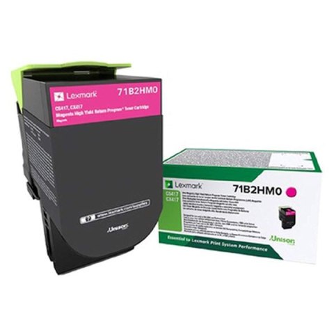 Lexmark oryginalny toner 71B2HM0, magenta, 3500s, Lexmark CS417dn,CS517de,CX417de