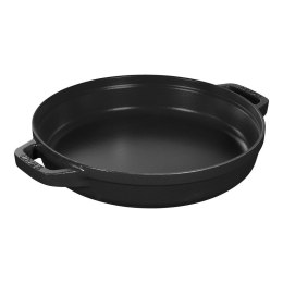 Zestaw 3 naczyń żeliwnych z pokrywką STAUB 40508-386-0 - czarny 24 cm