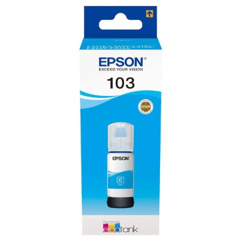 Epson oryginalny ink / tusz C13T00S24A, 103, cyan, 65ml, Epson EcoTank L3151, L3150, L3111, L3110