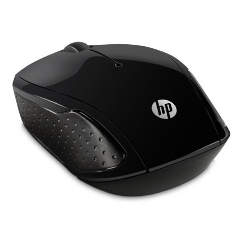 HP mysz 200 Wireless, 1000DPI, 2.4 [GHz], optyczna, 3kl., 1 scroll, bezprzewodowa, czarna, 2 szt AAA, Windows 7/8/10, Mac OS 10.