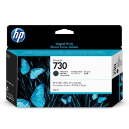 HP oryginalny ink / tusz P2V65A, HP 730, matte black, 130ml, HP HP DESIGNJET T1600 SERIES,1700 SERIES,2600 SERIES