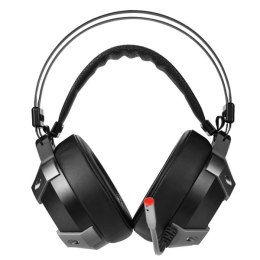 Marvo HG9015G, słuchawki z mikrofonem, regulacja głośności, czarna, USB
