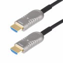 StarTech.com 8K-A-50F-HDMI-CABLE kabel HDMI 15,2 m HDMI Typu A (Standard) Czarny, Srebrny