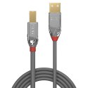 Lindy 36644 kabel USB USB 2.0 5 m USB A USB B Szary