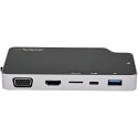 StarTech.com CDP2HVGUASPD stacja dokująca Przewodowa USB 3.2 Gen 2 (3.1 Gen 2) Type-C Czarny, Szary