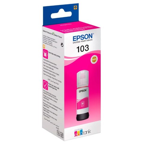 Epson oryginalny ink / tusz C13T00S34A, 103, magenta, 65ml, Epson EcoTank L3151, L3150, L3111, L3110