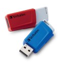 Verbatim USB flash disk, USB 3.0 (3.2 Gen 1), 32GB, Store N Click, mix kolorów, 49308, USB A, z wysuwanym złączem. 2 szt