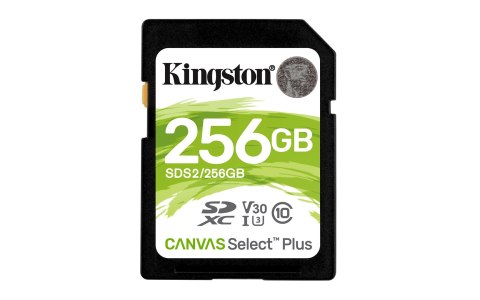 Karta pamięci Kingston Canvas Select Plus SDS2/256GB (256GB; Class U3, V30; Karta pamięci)