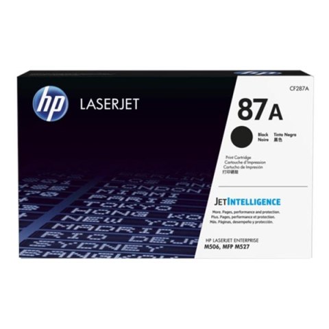 HP oryginalny toner CF287A, black, 8550s, HP 87A, HP LJ Enterprise M506, HP LJ Pro MFP M527, M501n, 930g, O