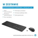 Zestaw klawiatura + mysz HP 230 Wireless Mouse and Keyboard Combo bezprzewodowe białe 3L1F0AA