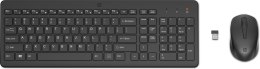 Zestaw klawiatura + mysz HP 330 Wireless Mouse and Keyboard Combo czarne 2V9E6AA