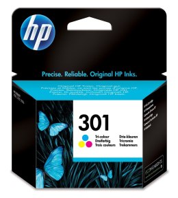 HP 301 oryginalny wkład atramentowy trójkolorowy