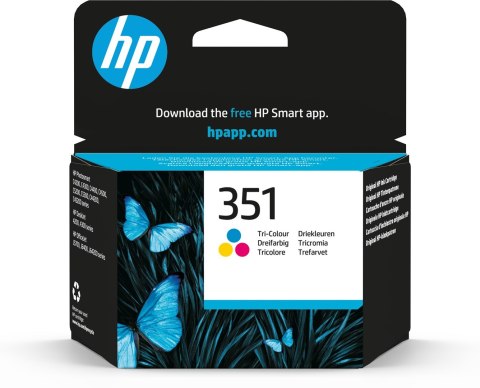 HP 351 oryginalny wkład atramentowy trójkolorowy