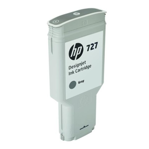 HP oryginalny ink / tusz F9J80A, HP 727, gray, 300ml, HP DesignJet T1530, T2530, T930